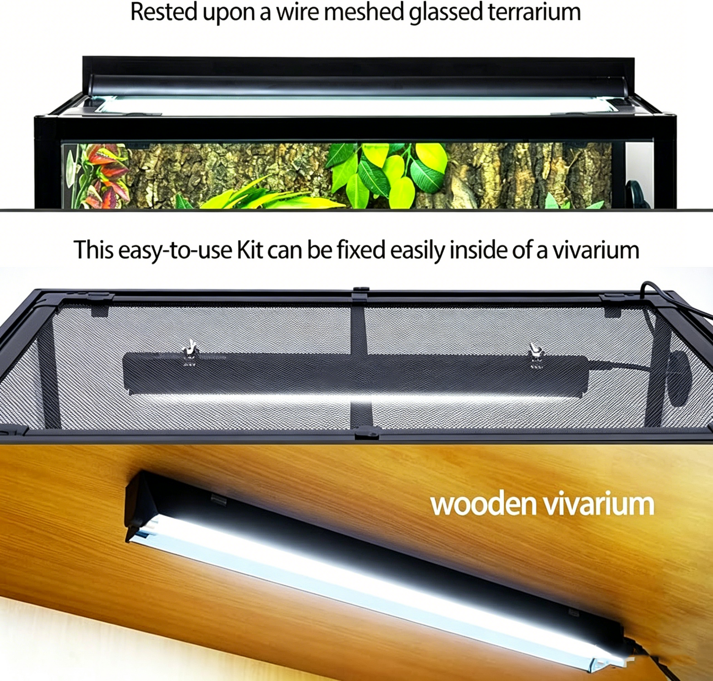 Long Strip LED UVB Light for Reptiles Full Spectrum Simulated Sunlight Lamp