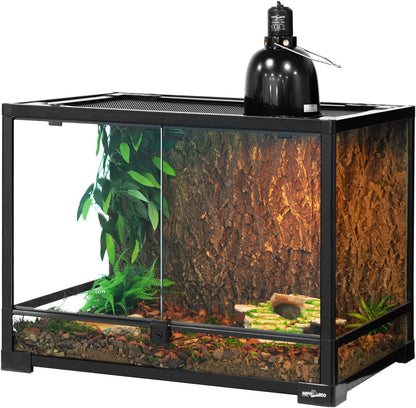 REPTI ZOO 2 Pack 75W Reptile Neodymium Daylight Basking Spot Lamp UVA Bulb Reptile Heat Lamp for Amphibian Lizard Tortoise Bearded Dragon Hedgehogs