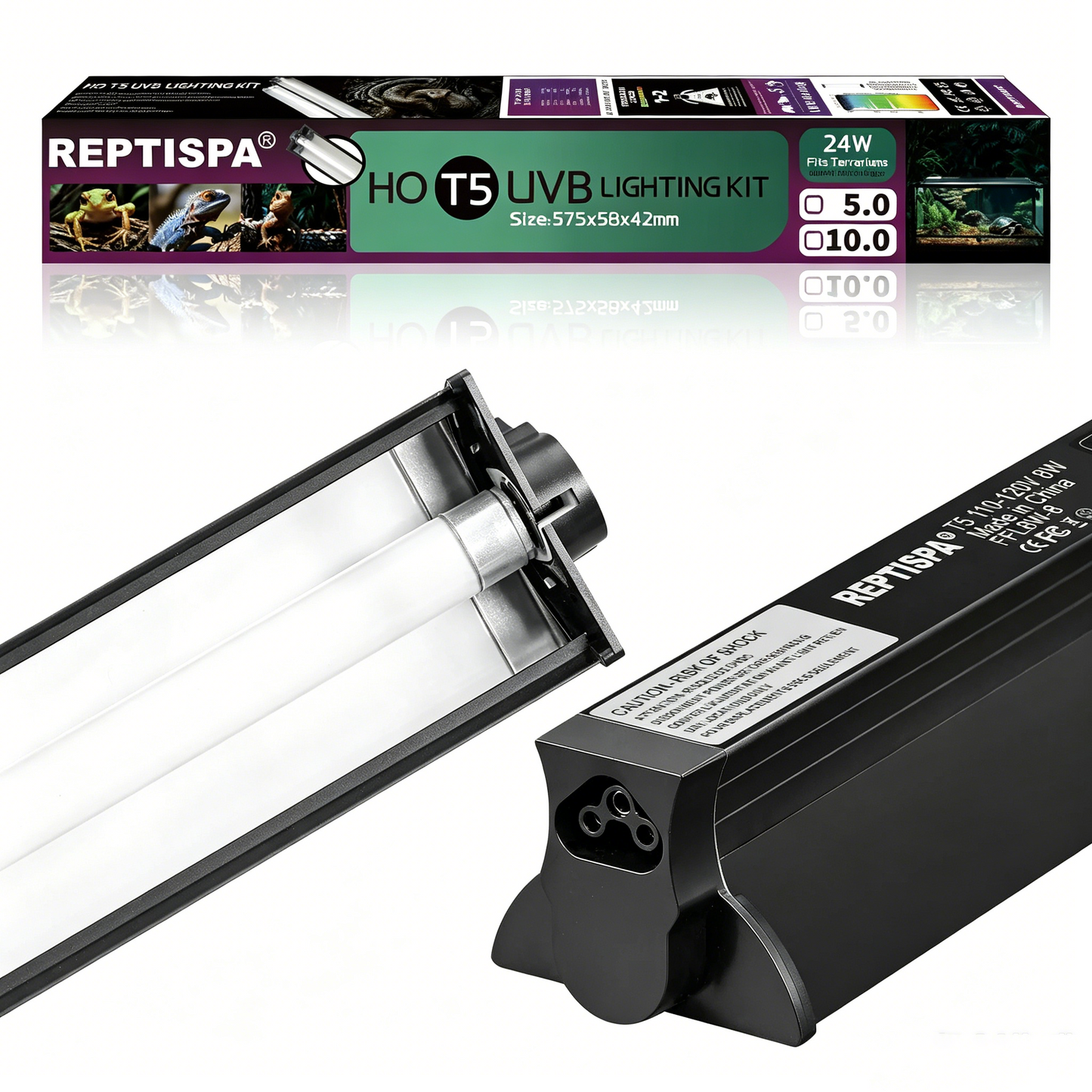 Long Strip LED UVB Light for Reptiles Full Spectrum Simulated Sunlight Lamp